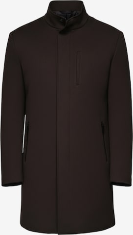 Ombre Mantel in Braun: Vorderseite