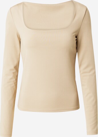 T-shirt 'MILLION' VERO MODA en beige : devant