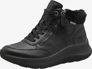 Bottines à lacets Tamaris en noir : devant