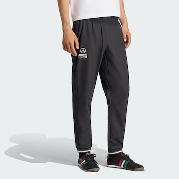 Effilé Pantalon de sport ADIDAS PERFORMANCE en noir : devant