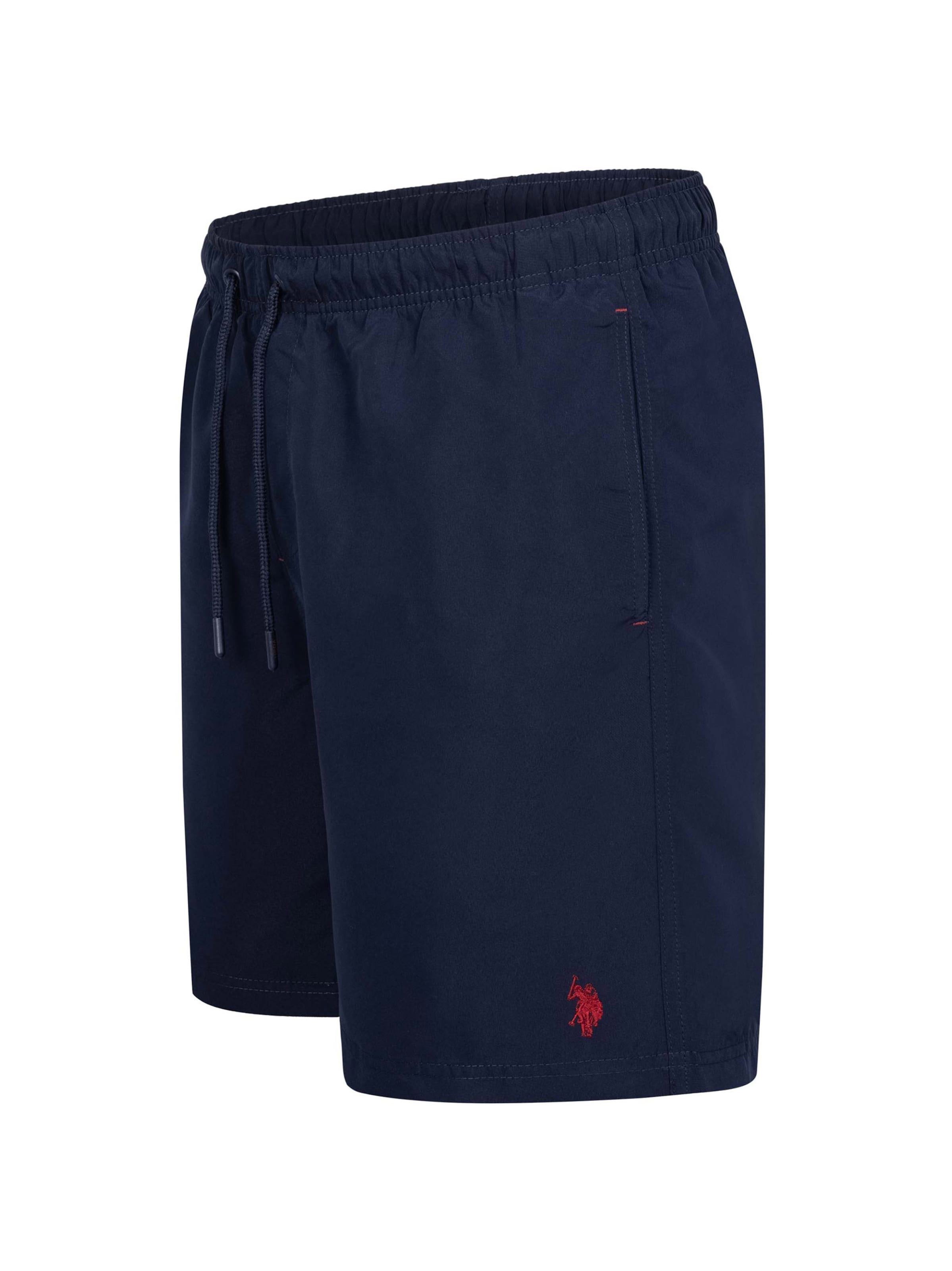 U.S. POLO ASSN. Regular Badeshorts in Blau