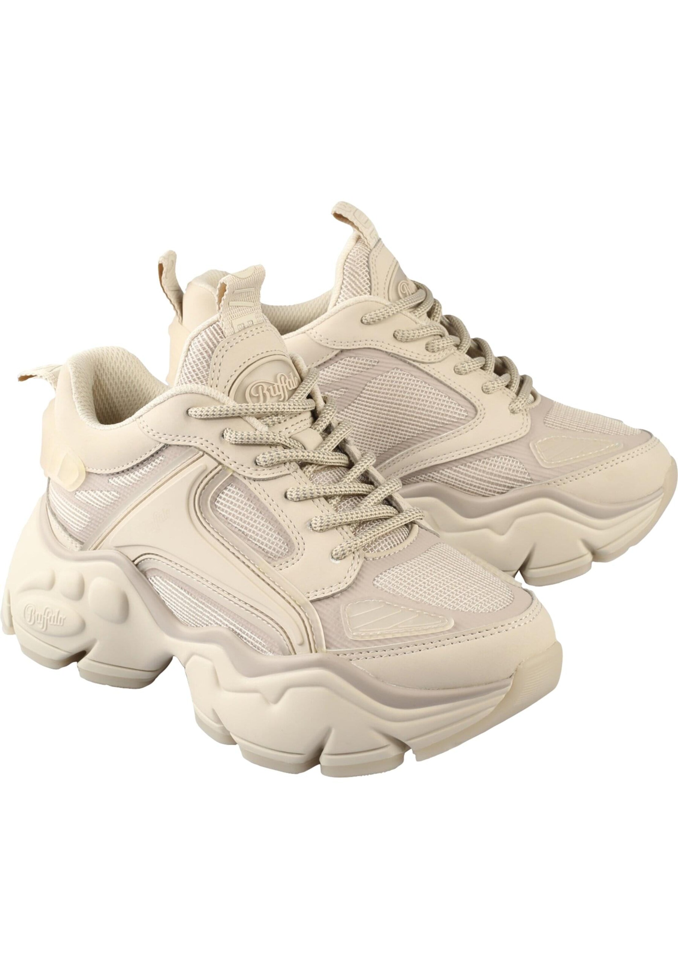 BUFFALO Низкие кроссовки 'Binary Athena' в Бежевый