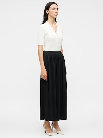 MM by Max Mara Wide leg Pleat-Front Pants 'CICALA' in Black