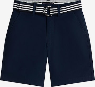 Tommy Hilfiger Kids Baggy Hose 'BAGGY CHINO BELTED SHORT BERMUDA' in Blau: Vorderseite