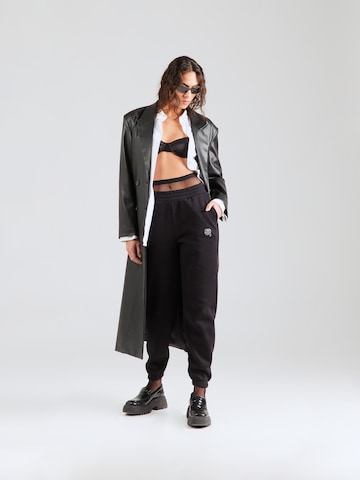 Karl Lagerfeld Tapered Broek 'Ikonik 2.0' in Zwart