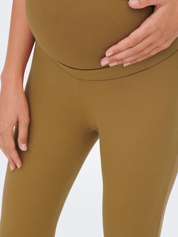 Only Maternity Flared Pants 'FEVER' in Brown