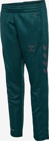 Coupe slim Pantalon de sport Hummel en vert
