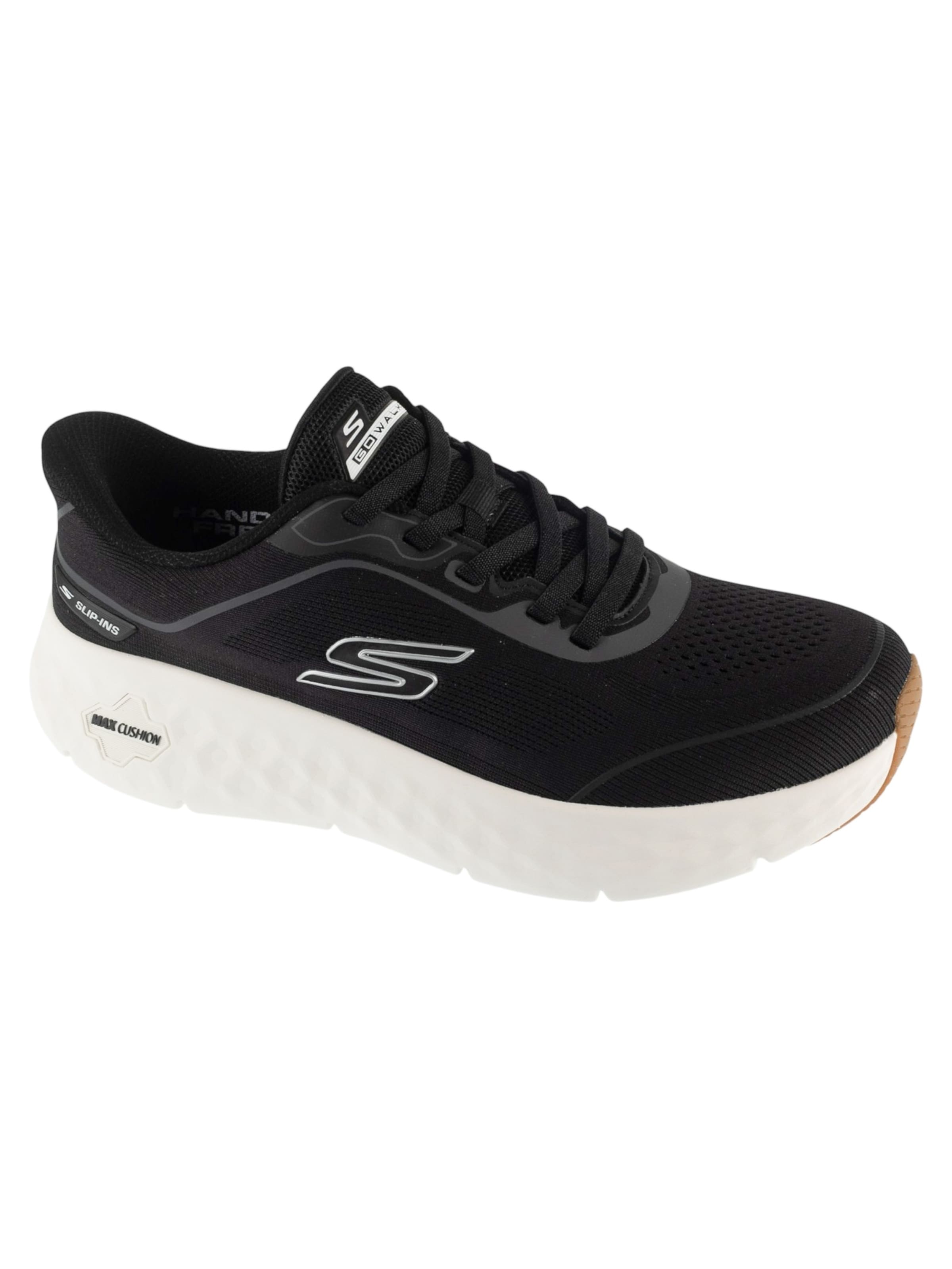 SKECHERS Running Shoes 'Go Walk Max Cushioning Flex' in Black: front