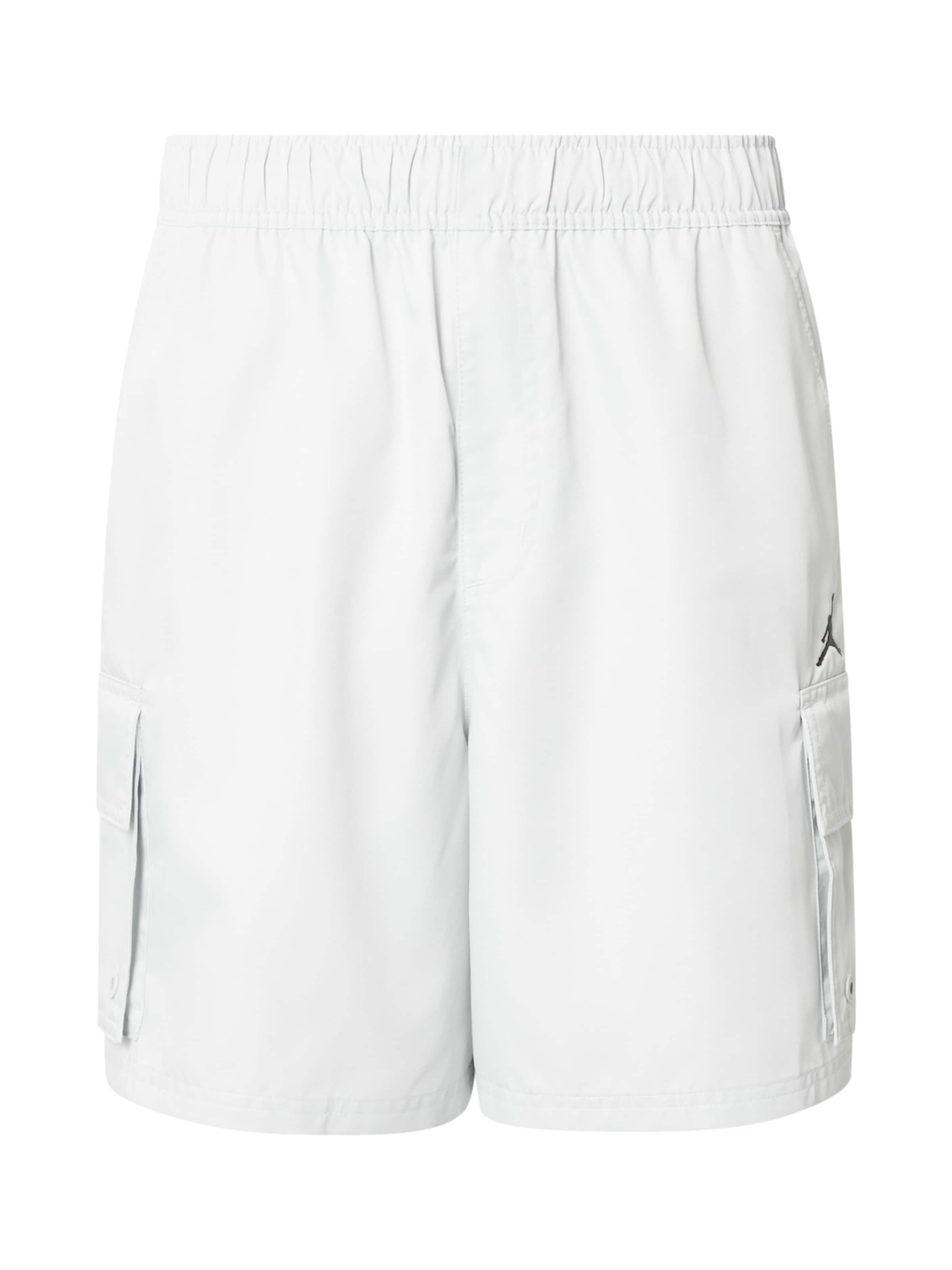 Jordan Широка кройка Панталон 'BRK' в сребърно: отпред