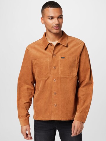 RVCA Between-Season Jacket 'AMERICANA' in Brown: front