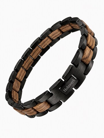 Holzwerk - Pulsera 'BORNSEE' en marrón: frente