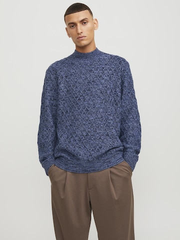 JACK & JONES Sweater 'Ziggi' in Blue: front