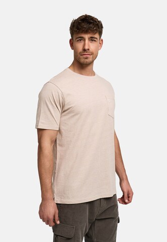 INDICODE JEANS Shirt 'Strib' in Beige