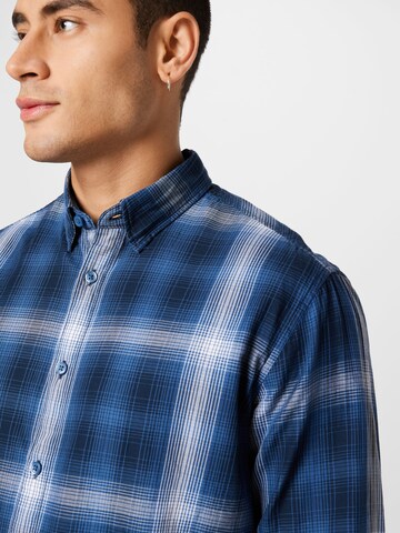 ESPRIT Regular fit Button Up Shirt in Blue