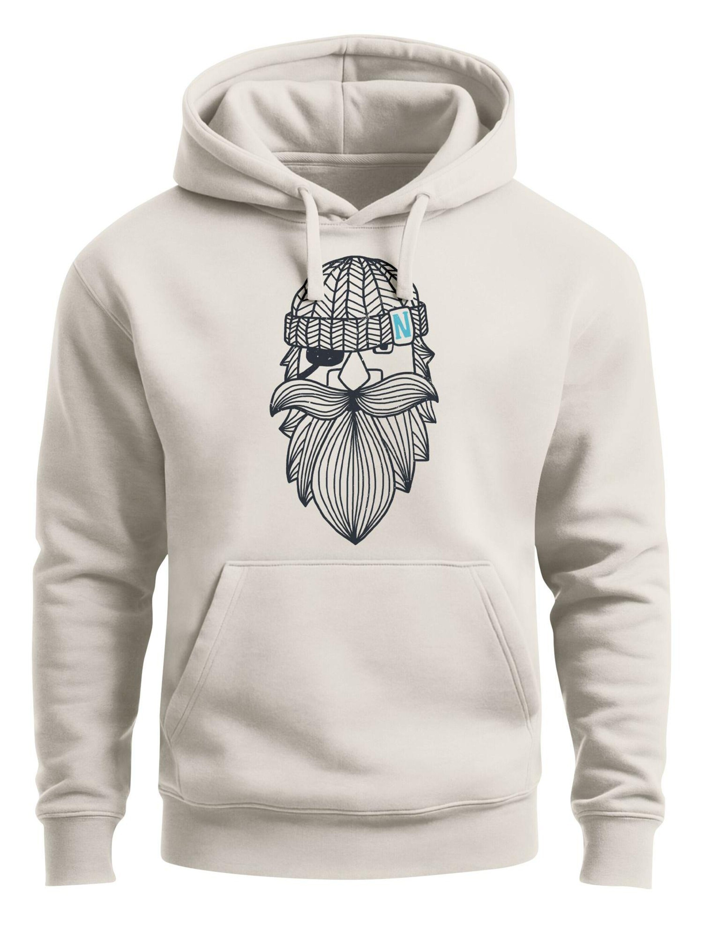 Neverless Sweatshirt 'Sailor Captain'‌‌‌‌‌‌‌‌ in Beige: Vorderseite