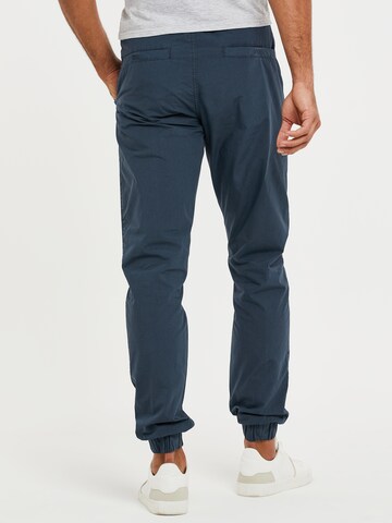 Threadbare Tapered Hose 'Presley' in Blau