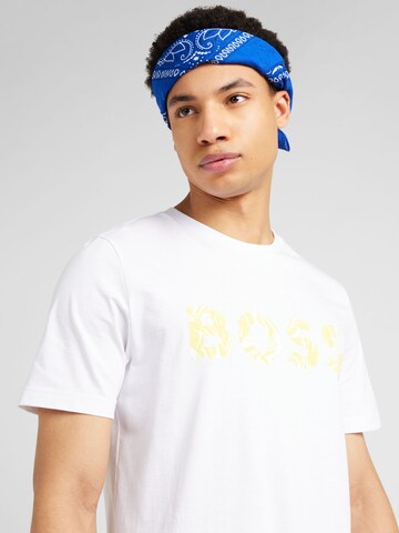 BOSS - Camiseta 'Ocean' en blanco