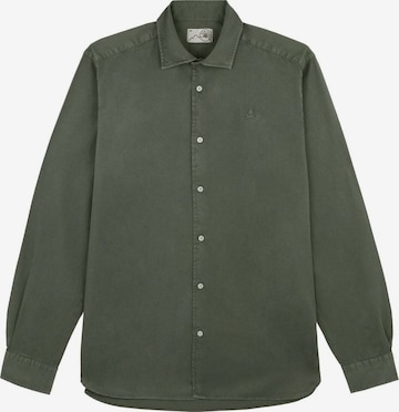 Scalpers - Regular Fit Camisa em verde: frente