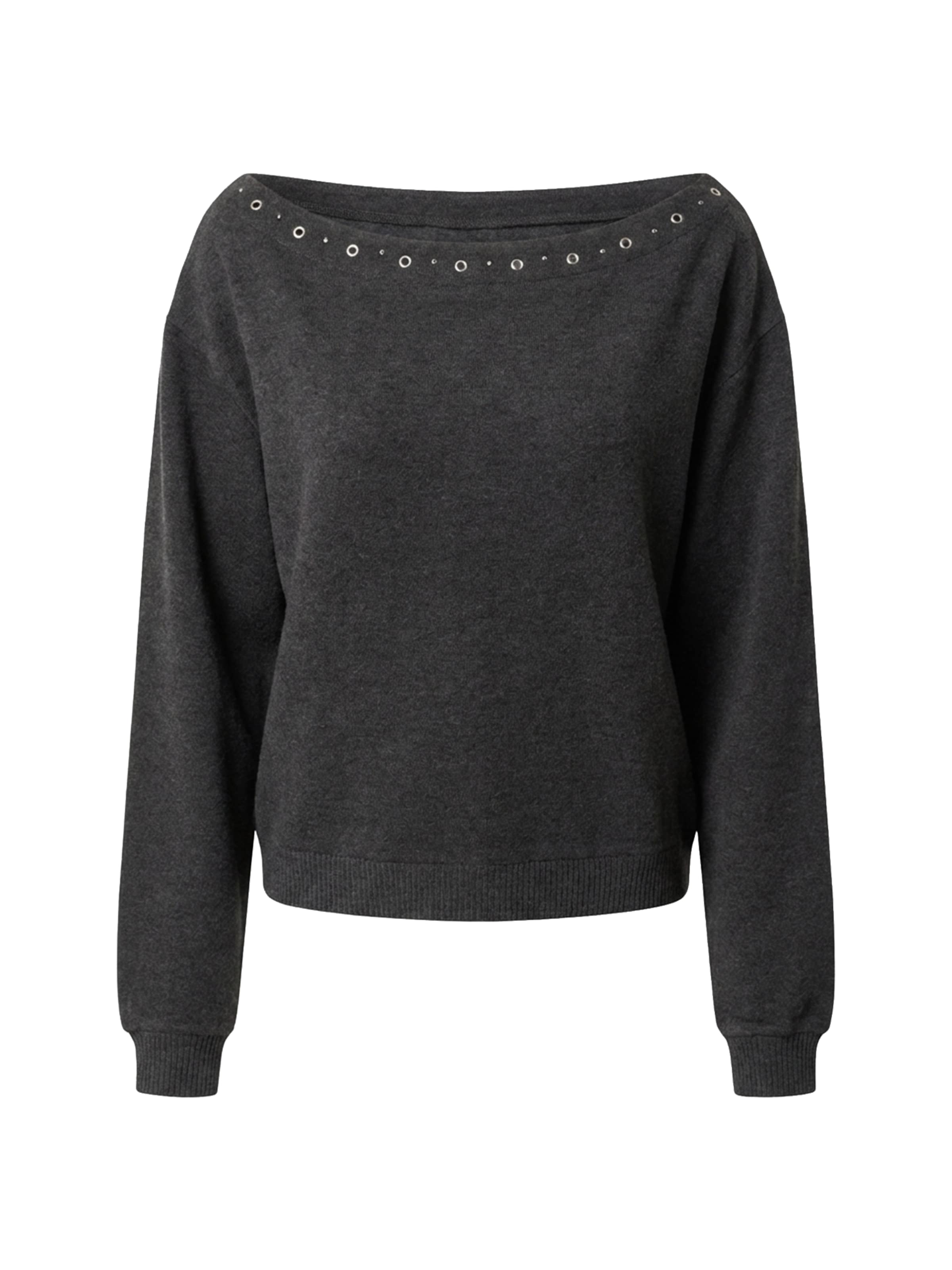 studioselect Pullover 'Melisa' in dunkelgrau, Produktansicht