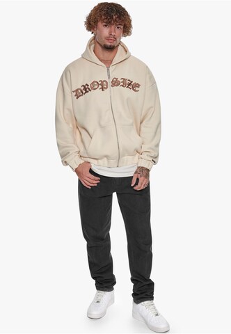 Dropsize Sweatjacke in Beige