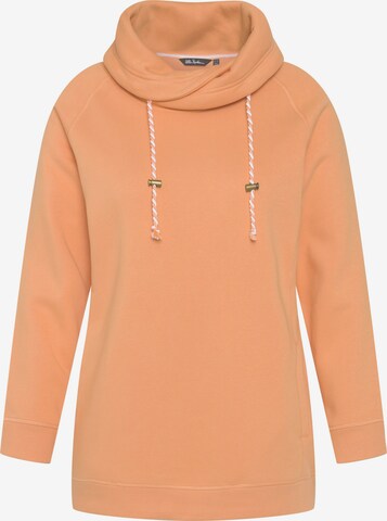 Ulla Popken Sweatshirt in Oranje: voorkant