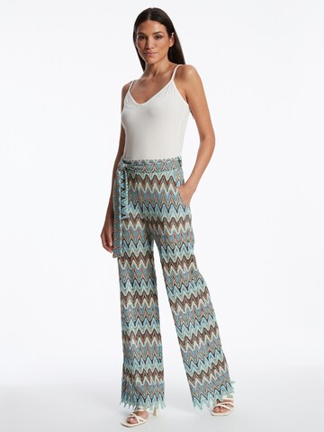Ana Alcazar Wide Leg Hose in Blau