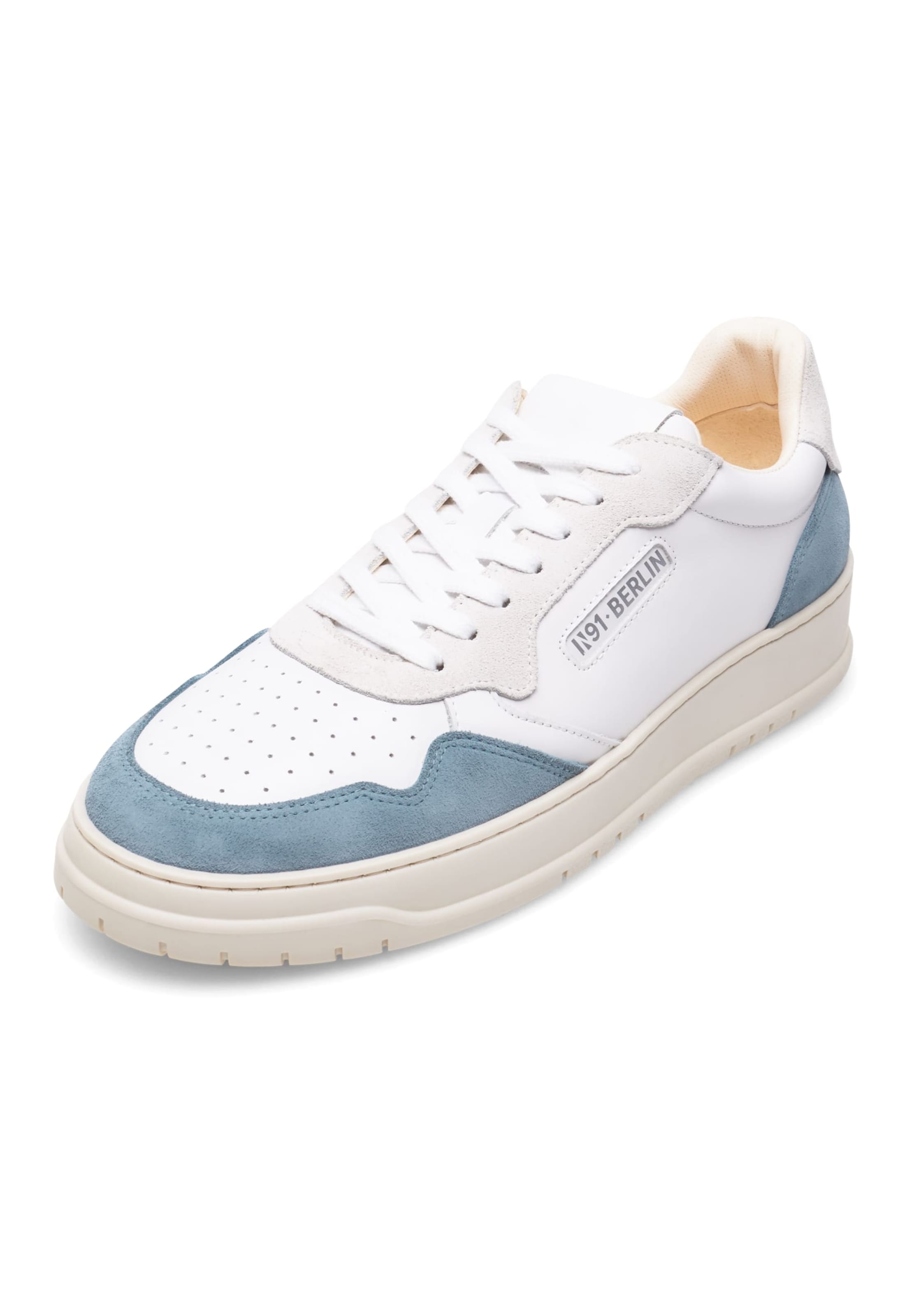N91 Platform trainers 'Vintage One AD' in White: front