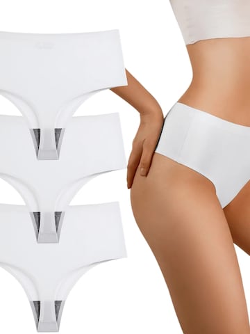 Shapetape Thong 'Naadloze String' in White