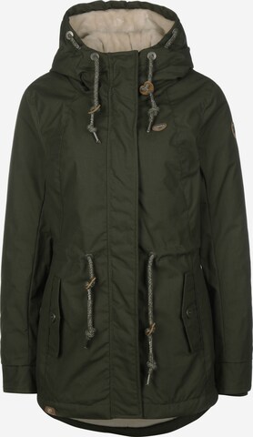 Ragwear Winter Jacket 'Monadis' in Green