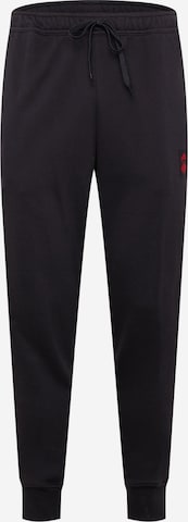 Tapered Pantaloni sport 'FC Bayern' de la ADIDAS SPORTSWEAR pe negru: față