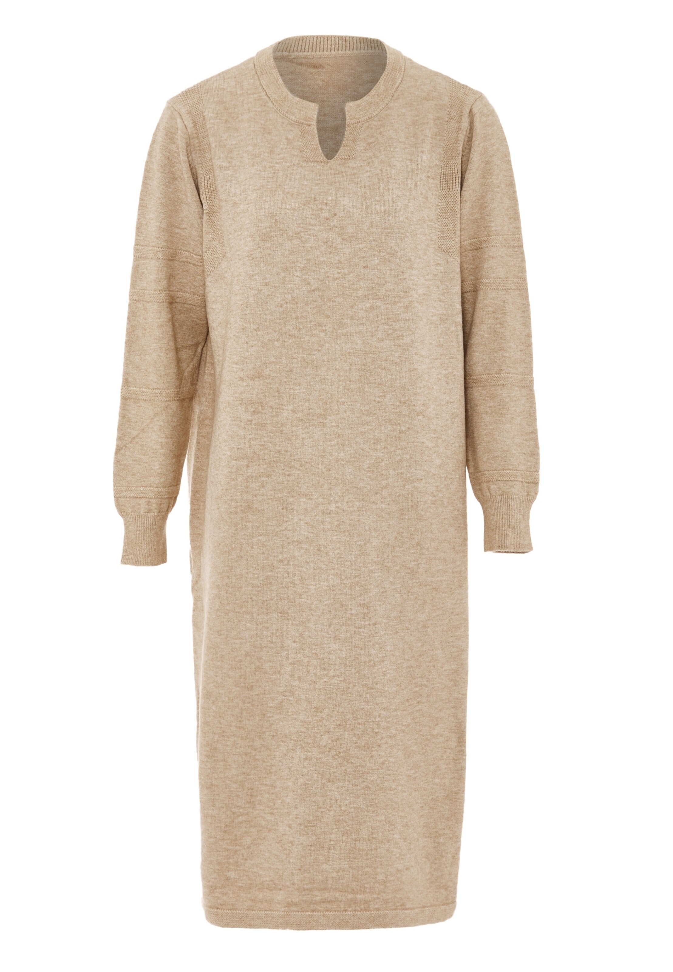 Rochie tricotat de la RISA pe bej: față