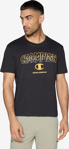 T-Shirt 'Camiseta champion negra icons graphic tee' Champion -DO NOT USE- en noir : devant