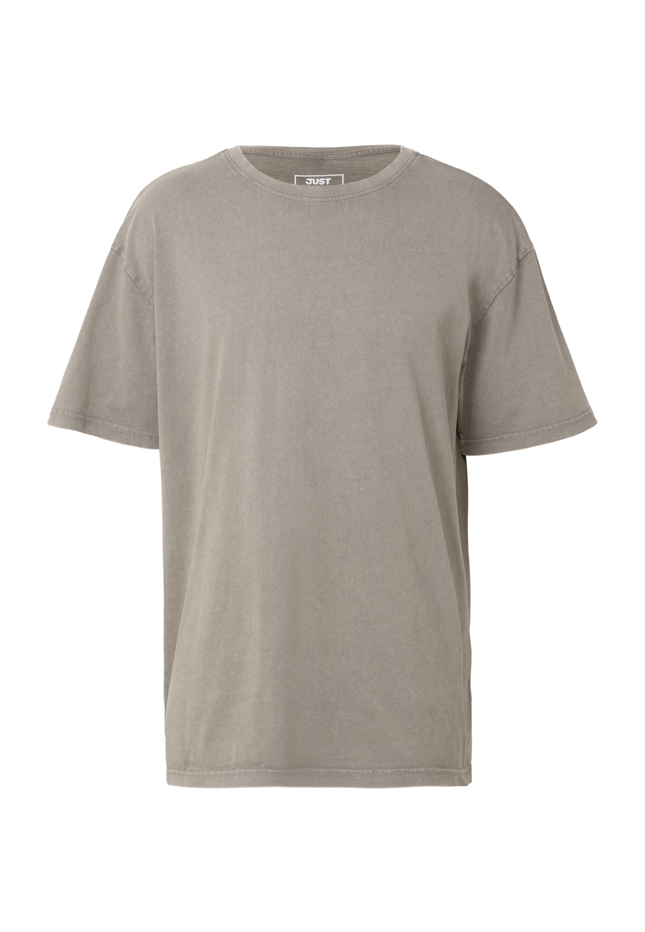 T-Shirt Just Rhyse en gris : devant