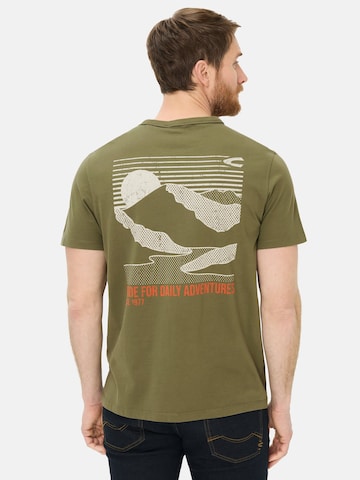 CAMEL ACTIVE Футболка в Зеленый: спереди