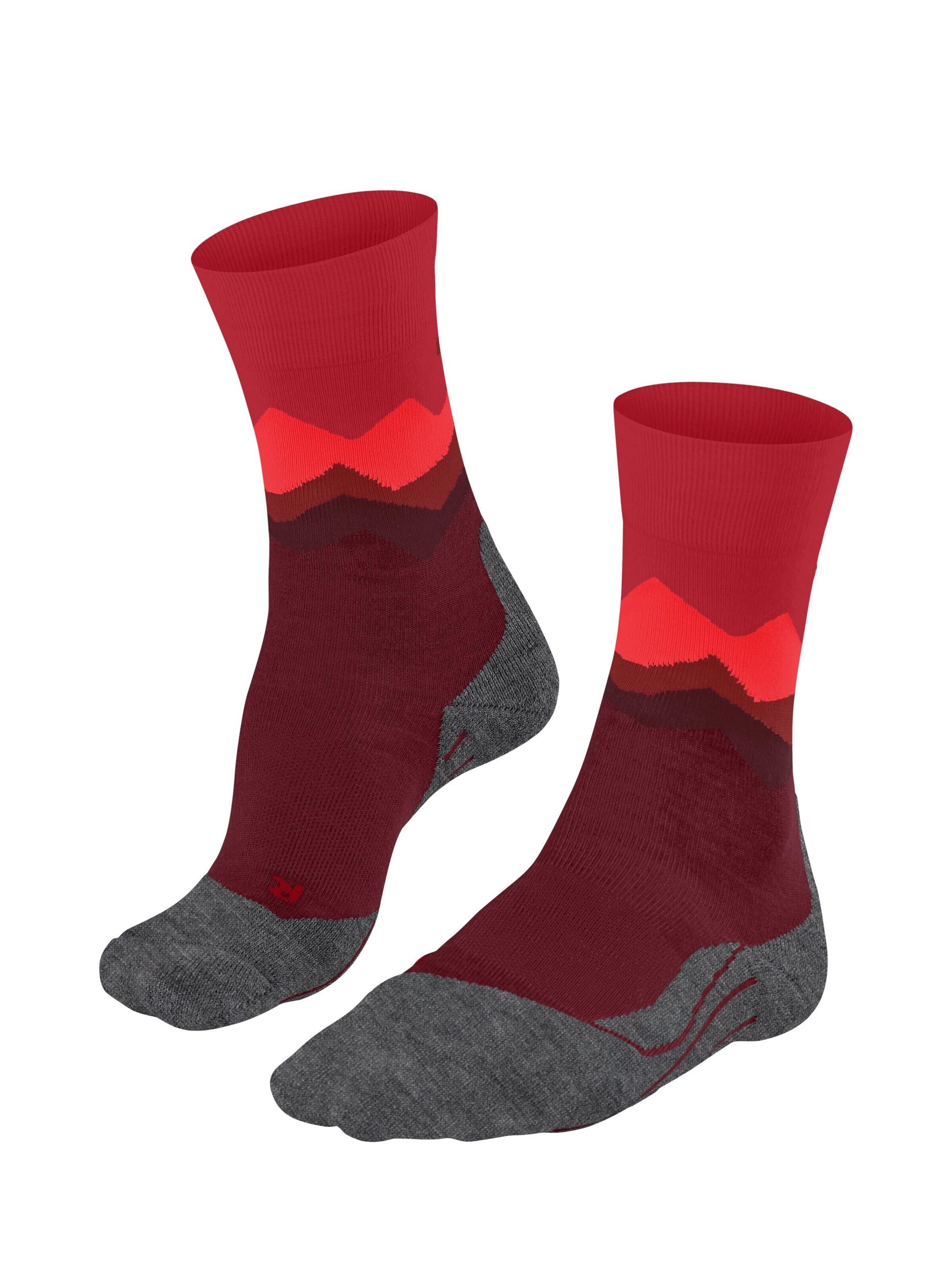 FALKE Sportsocken 'TK2 Explore'‌‌‌‌‌‌‌ in Rot: Vorderseite
