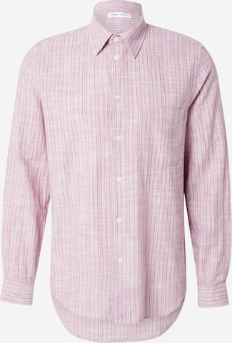 Samsøe Samsøe Regular Fit Paita 'Liam' värissä vaaleanpunainen: etupuoli