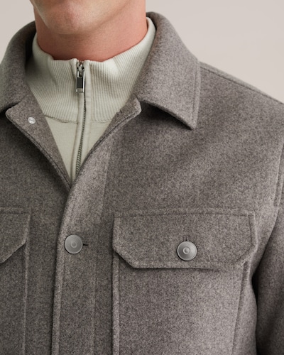 WE Fashion Φθινοπωρινό και ανοιξιάτικο μπουφάν σε γκρι, Άποψη προϊόντος