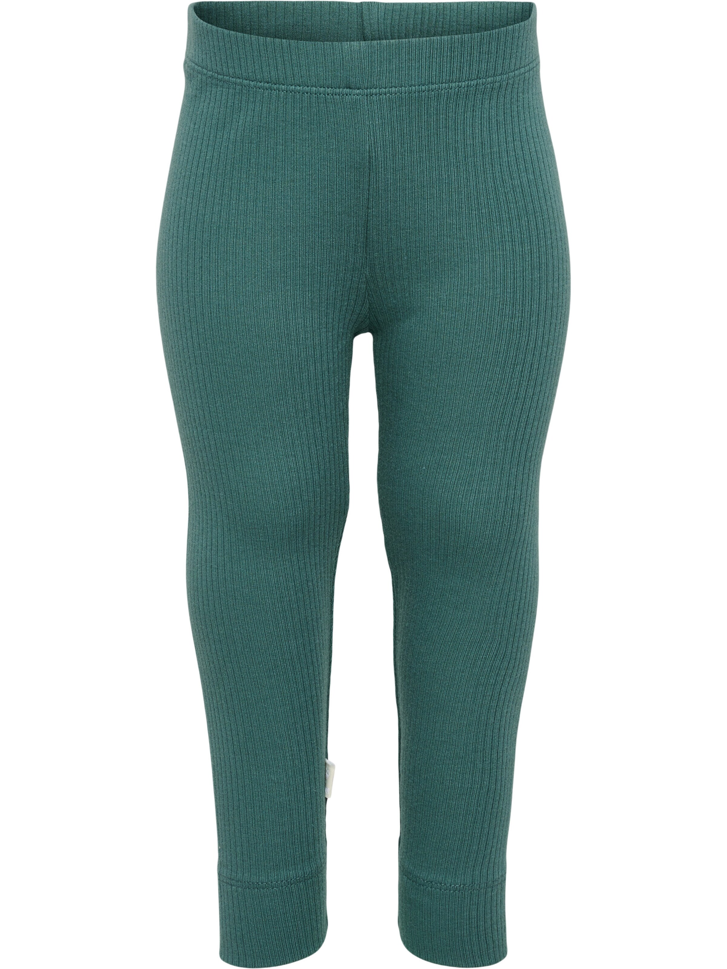 Hummel Slimfit Leggings 'Irene' in Groen: voorkant