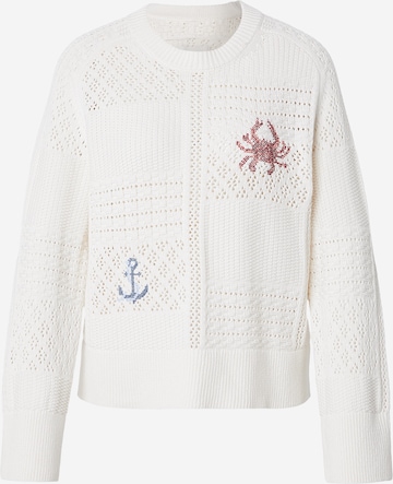 Abercrombie & FitchPulover - bež boja: prednji dio