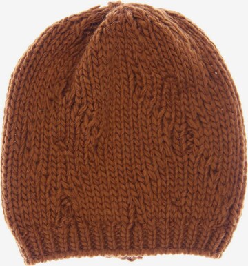 HALLHUBER Hat & Cap in One size in Brown: front