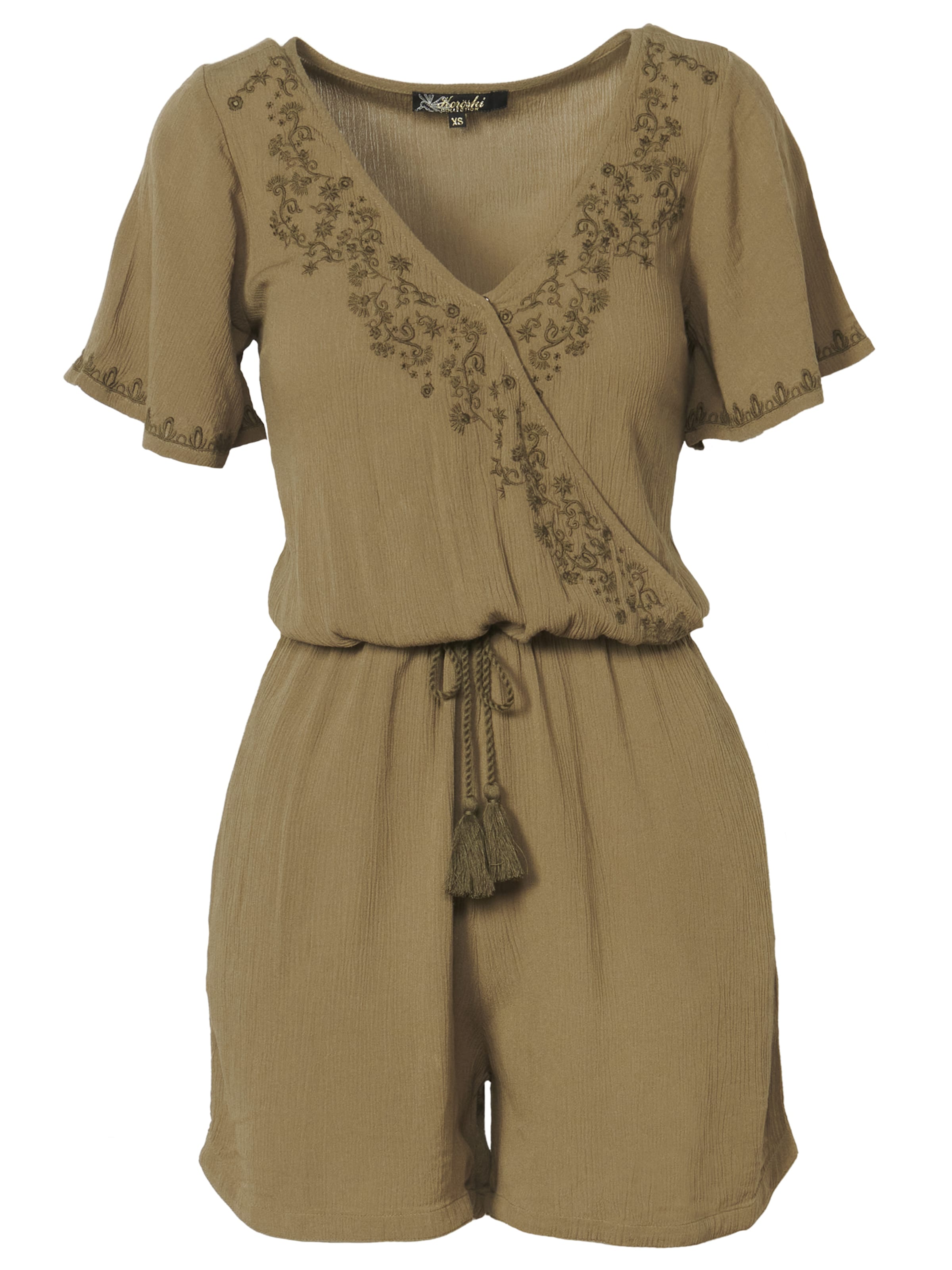 KOROSHI Mekko värissä vihreä: etupuoli