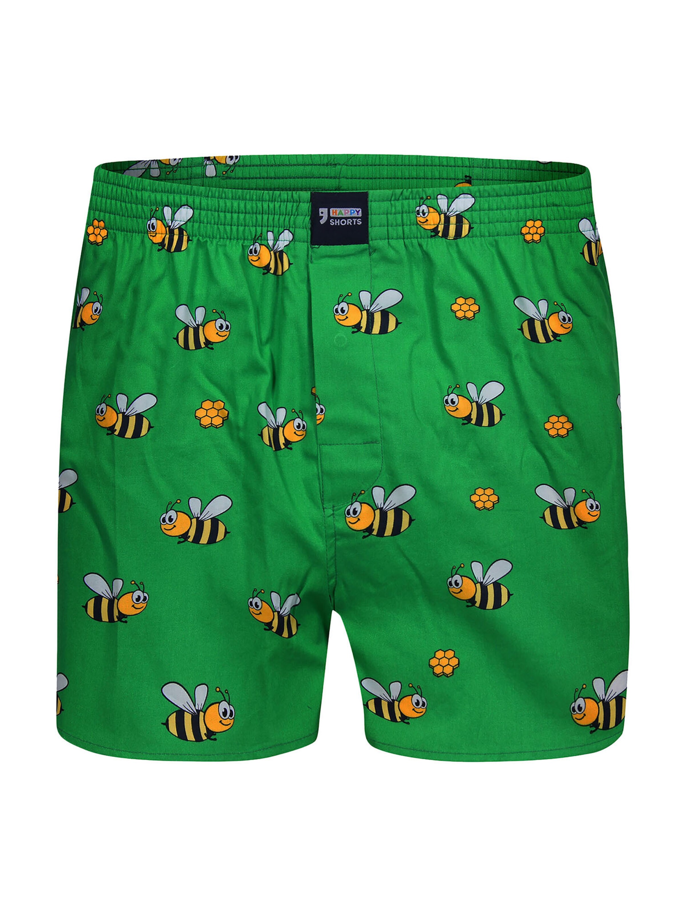 Boxers ' Motive ' Happy Shorts en bleu