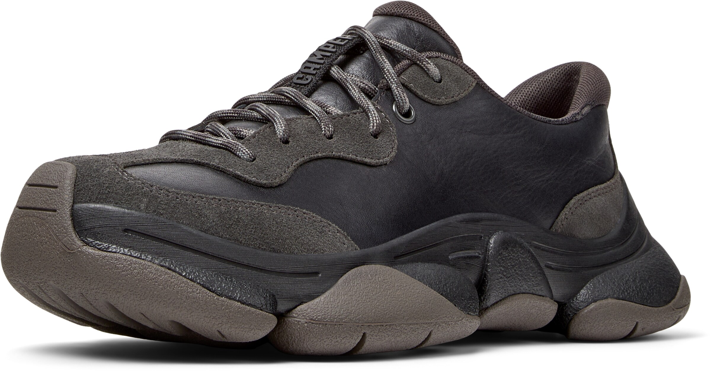 CAMPER Platform trainers 'Karst 2' in Black: front