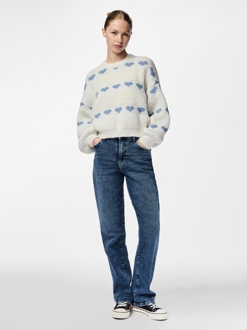 PIECES Pullover 'NOVE' in Weiß