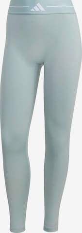 ADIDAS PERFORMANCE Skinny Sporthose 'HYG' in Grün: Vorderseite