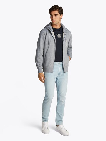 TOMMY HILFIGER Кофта на молнии в Серый
