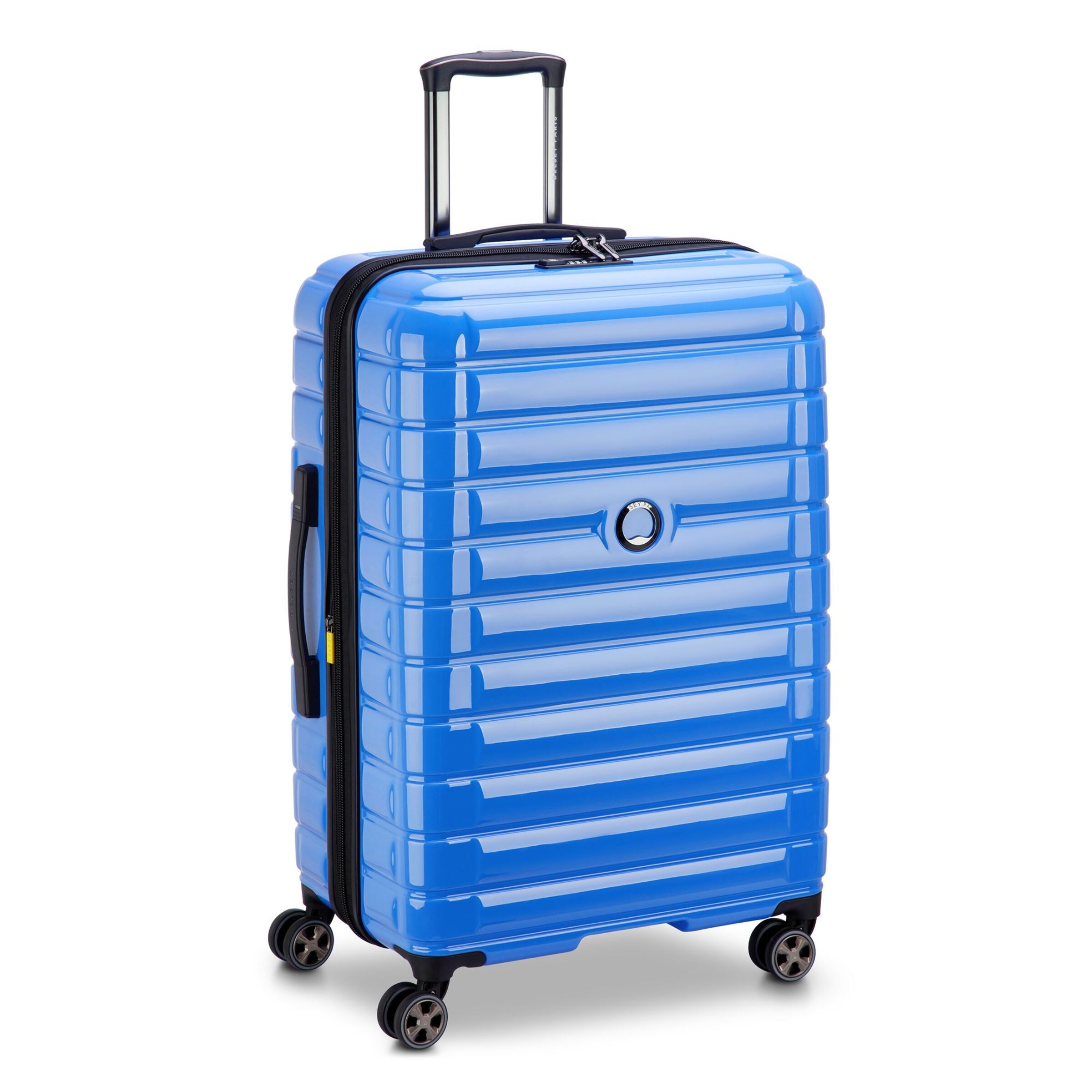 Trolley 'Shadow 5.0' di Delsey Paris in blu: frontale