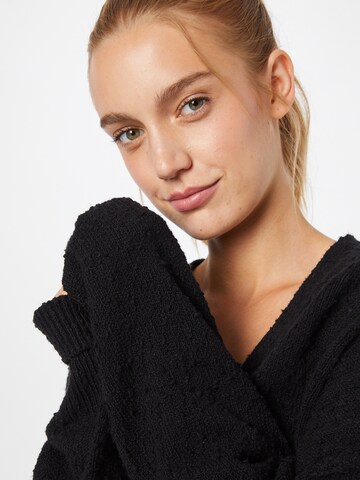 Free People Knit Cardigan 'FOUND MY FRIEND' in Black