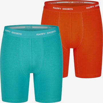 Happy Shorts Boxershorts in Blau: Vorderseite
