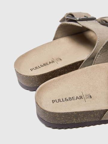 Pull&Bear Pantofle – šedá